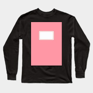 Back to School Bright Pink Long Sleeve T-Shirt